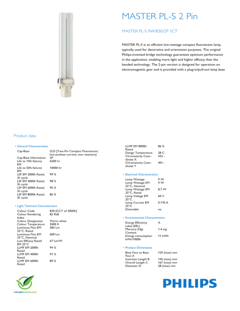 Philips 26084070 Datasheet Philips 26084070 Datasheet