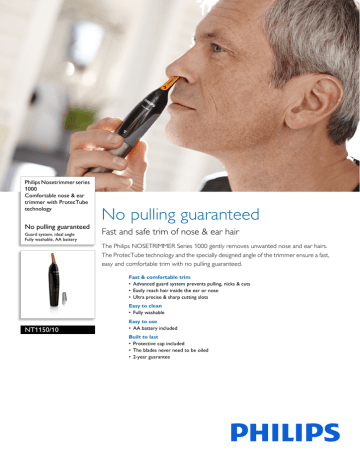 Philips NT1150/10 Datasheet Philips NT1150/10 Datasheet