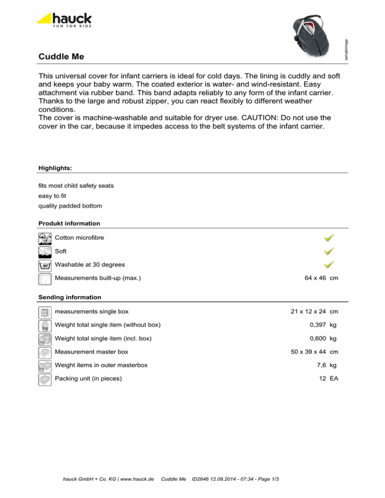 Hauck 618189 Datasheet Hauck 618189 Datasheet
