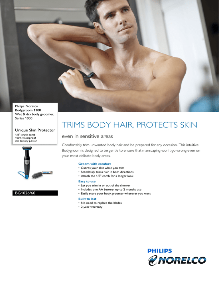 Philips BG1026/60 Datasheet Philips BG1026/60 Datasheet