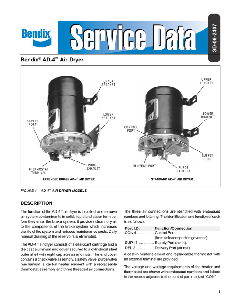 BENDIX AD-4 Installation guide BENDIX AD-4 Installation guide