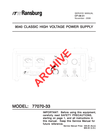(Serv. Man. CP-08-01) (CP0801sm) (Serv. Man. CP-08-01) (CP0801sm)