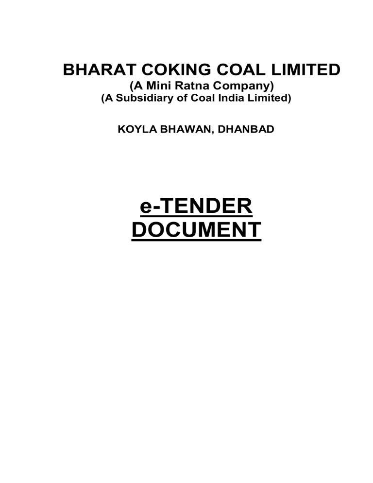 e-Tender/F-HEMM-OS/2015/312 Date: 09.03.15 e-Tender/F-HEMM-OS/2015/312 Date: 09.03.15