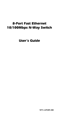 Abocom SW800AI User's Guide | Manualzz