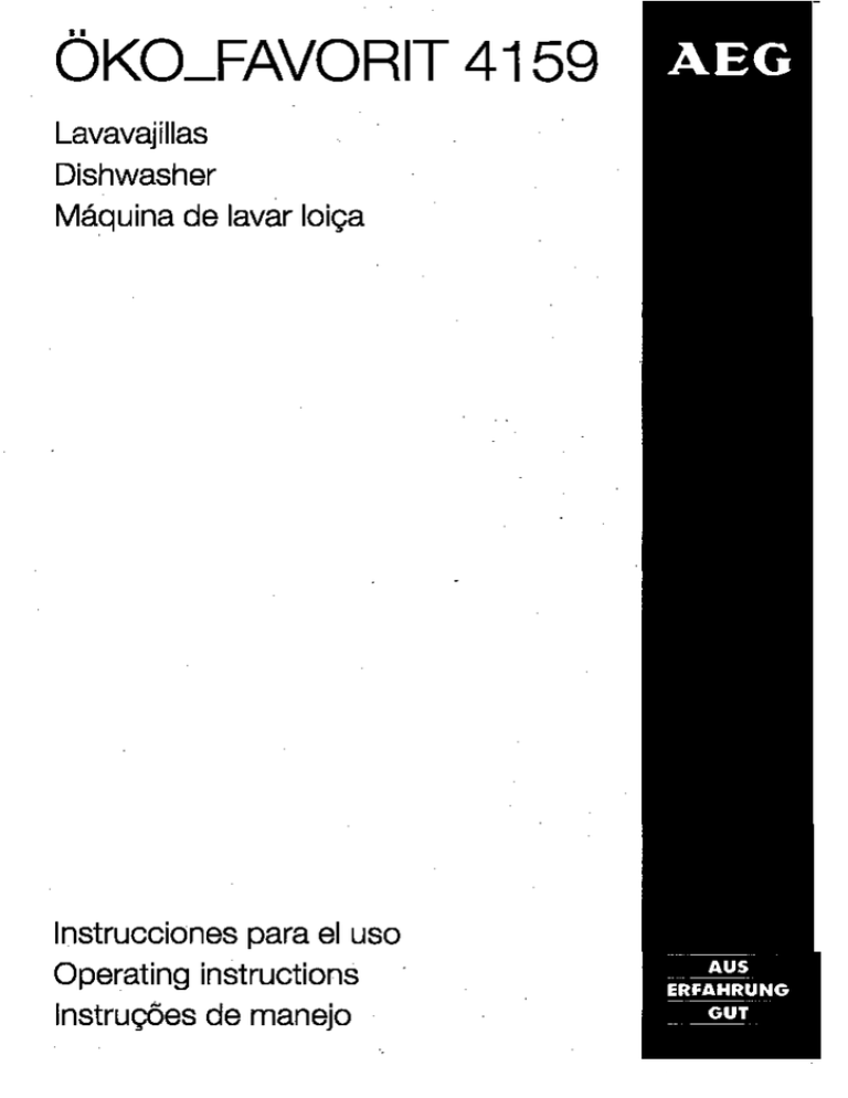 AEG 4159 User manual AEG 4159 User manual