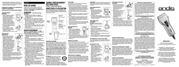 Andis Company AS-1 User's Manual | Manualzz