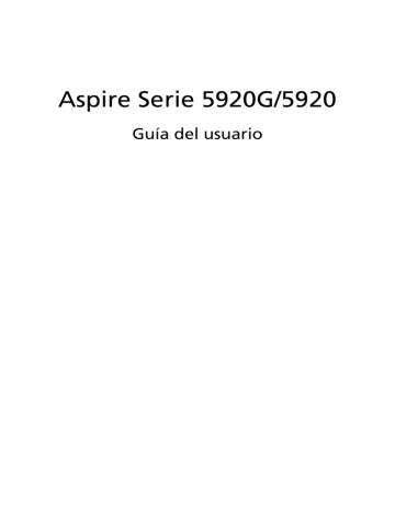 Aspire Digital 5920 User's Manual | Manualzz