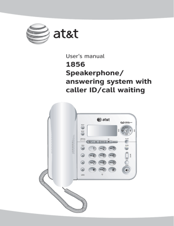 AT&T ATT1856 User's Manual | Manualzz