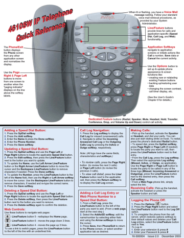 Avaya 4610SW User's Manual | Manualzz Avaya 4610SW User's Manual | Manualzz