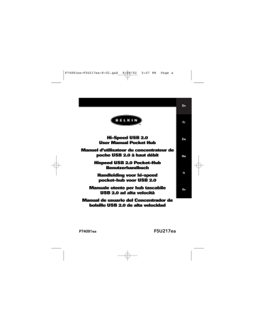 Belkin F5U217EA User manual | Manualzz