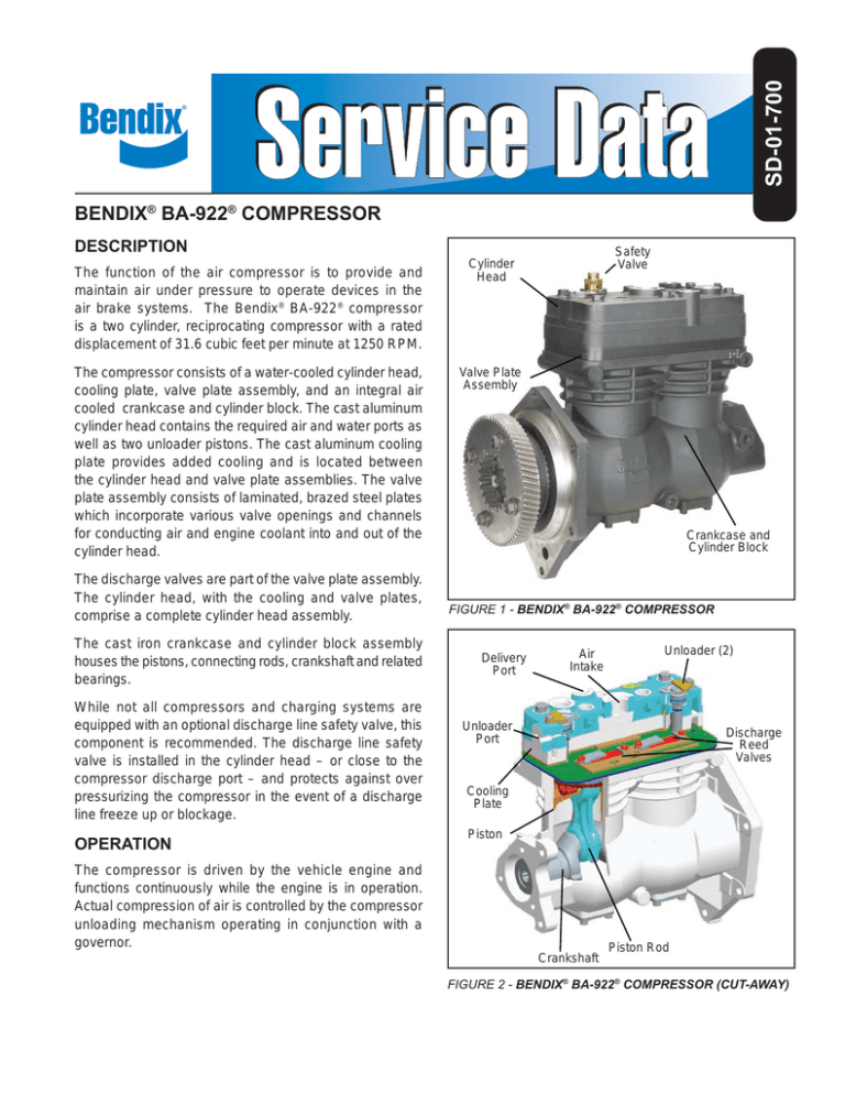 BENDIX SD-01-700 User manual BENDIX SD-01-700 User manual