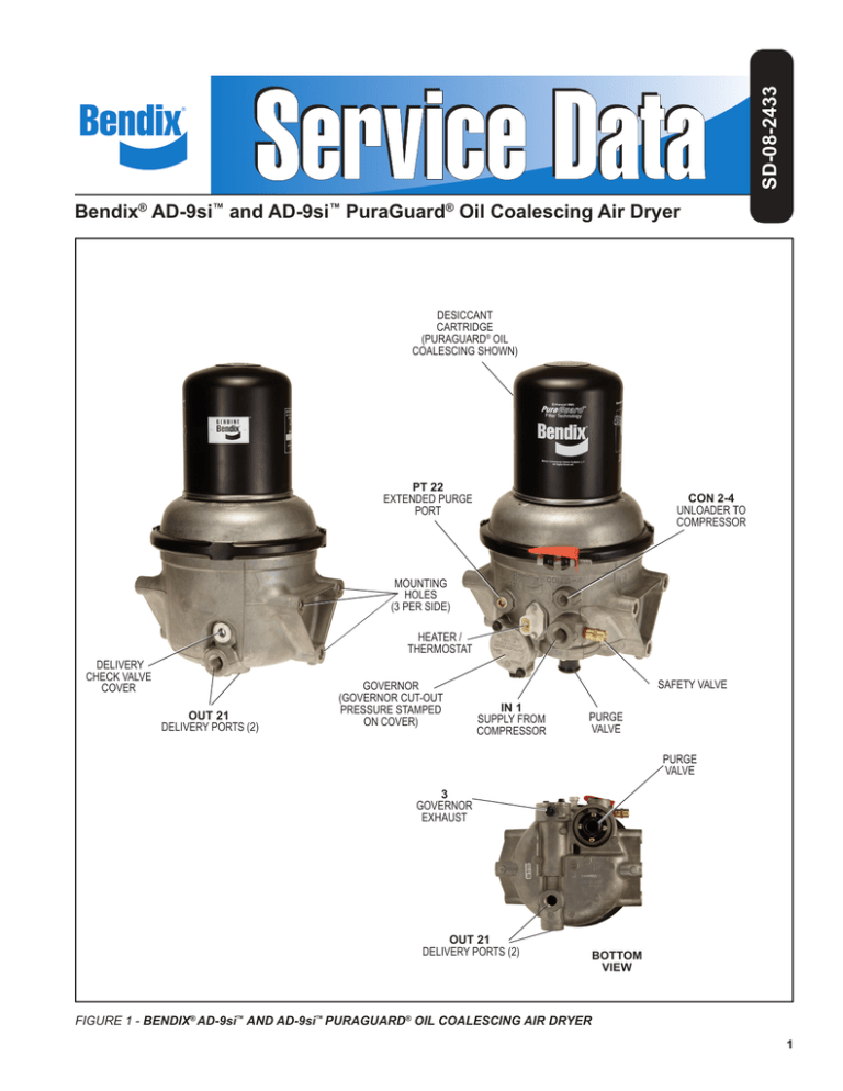 BENDIX SD-08-2433 User manual BENDIX SD-08-2433 User manual