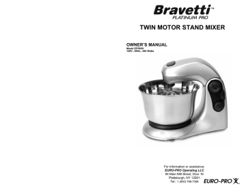 Bravetti EP595H Owner's Manual | Manualzz