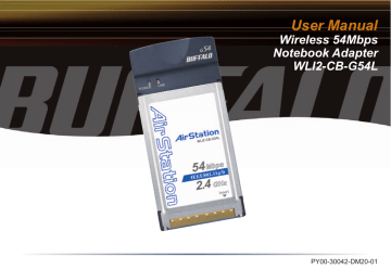Buffalo Technology G54 User manual | Manualzz Buffalo Technology G54 User manual | Manualzz