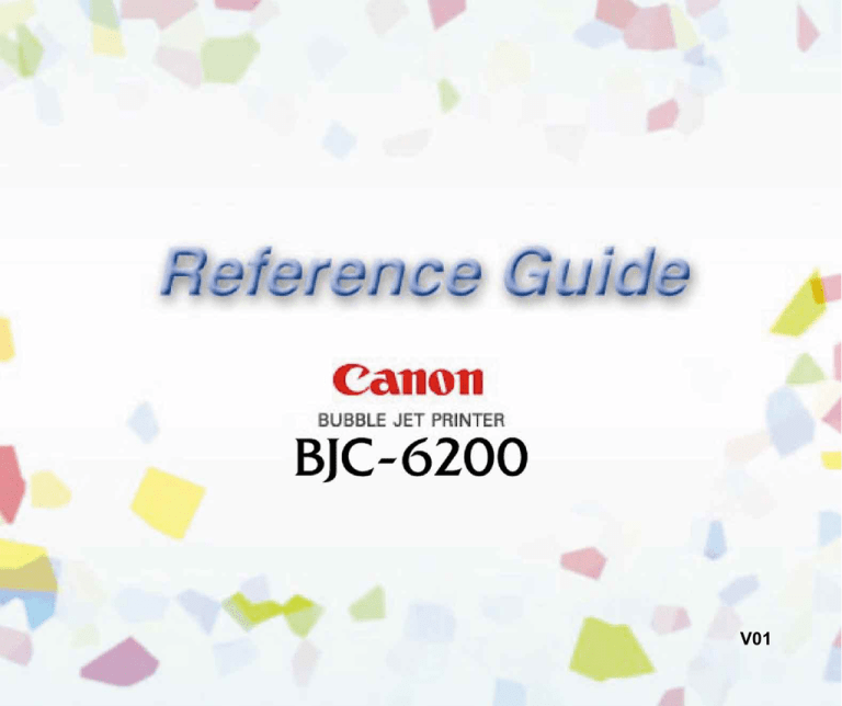 Canon BJC-6200 User manual Canon BJC-6200 User manual