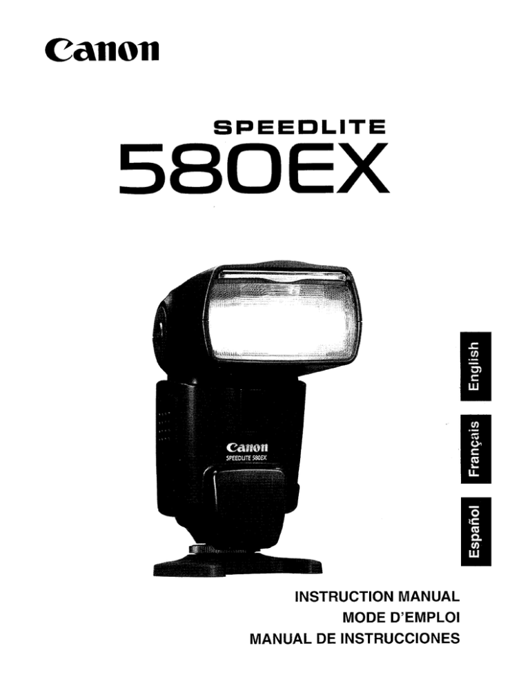 Canon Camera Accessories SBOEX User's manual Canon Camera Accessories SBOEX User's manual