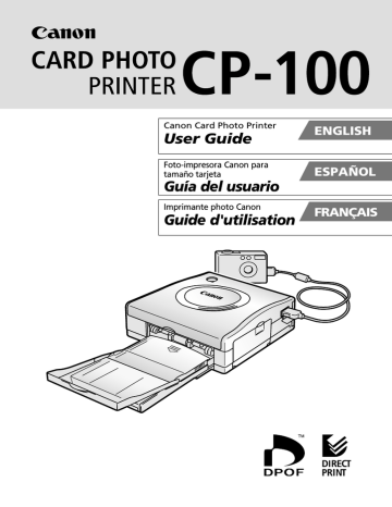 Canon CP100, CARD CP-100, 7735A001AA User manual Canon CP100, CARD CP-100, 7735A001AA User manual