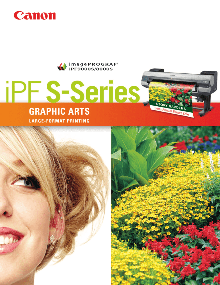Canon imagePROGRAF iPF6000S Quick start guide Canon imagePROGRAF iPF6000S Quick start guide