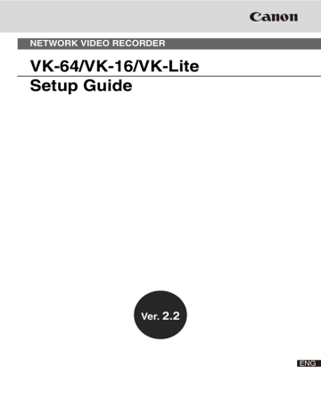 Canon VB-C500VD, VK-64, VB-C60, VK-16 v2.2, VK-16, VB-C500D, VK-64 v2.2 Owner's manual Canon VB-C500VD, VK-64, VB-C60, VK-16 v2.2, VK-16, VB-C500D, VK-64 v2.2 Owner's manual