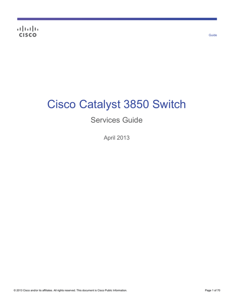 Cisco Systems C3850NM410G User manual Cisco Systems C3850NM410G User manual