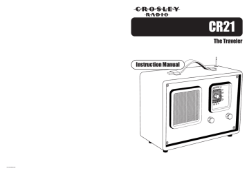 Crosley Radio CR21 Instruction manual | Manualzz