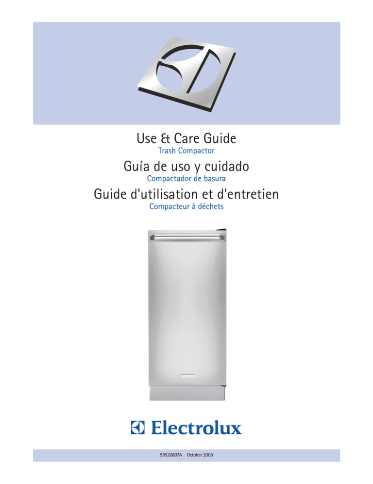 Electrolux EI15TC65HS Owner's manual Electrolux EI15TC65HS Owner's manual