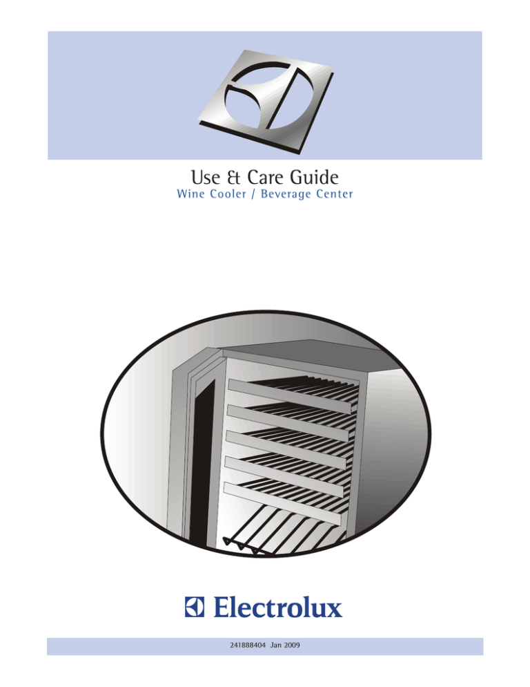 Electrolux 241888404 User's manual Electrolux 241888404 User's manual