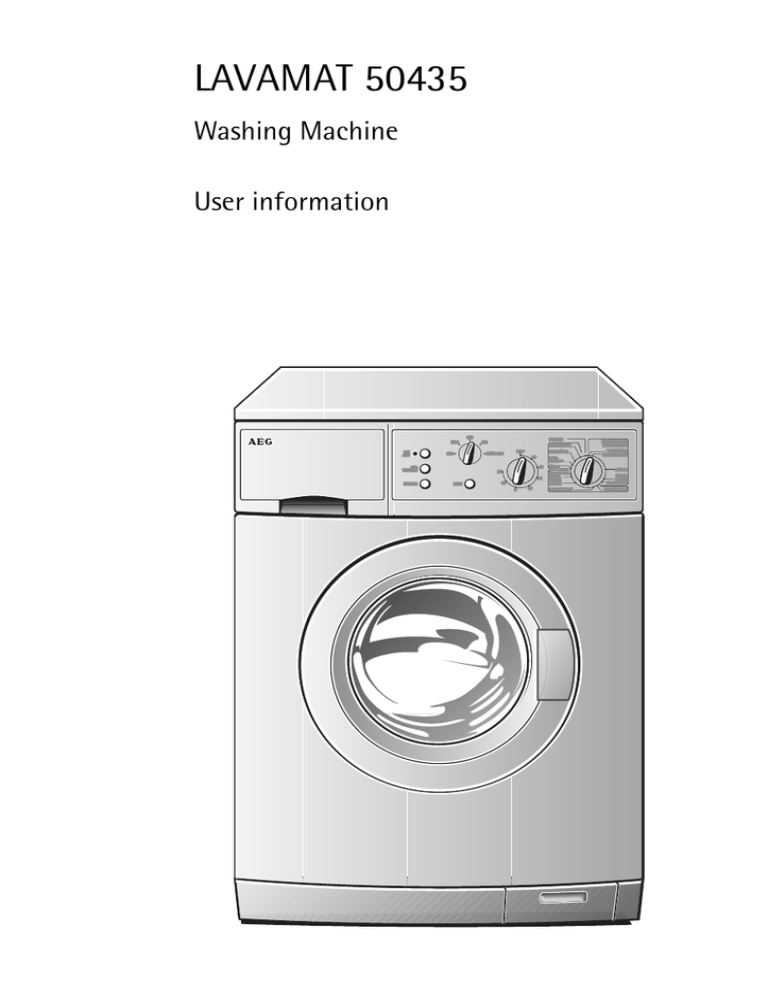 Electrolux 50435 User's manual Electrolux 50435 User's manual