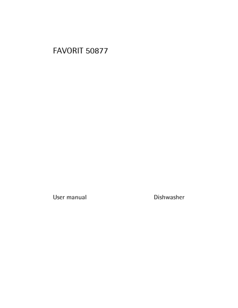 Electrolux 50877 User manual Electrolux 50877 User manual