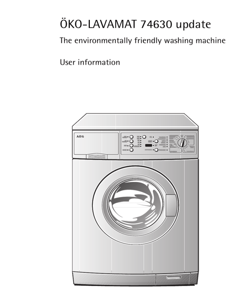 Electrolux 74630 User manual Electrolux 74630 User manual