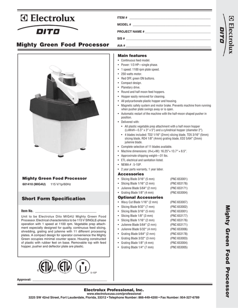 Electrolux Dito MIG4U, MIG4U (601410) User manual Electrolux Dito MIG4U, MIG4U (601410) User manual