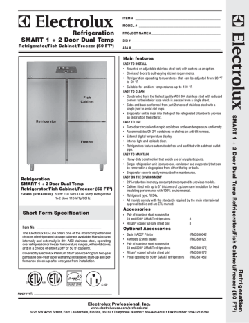 Electrolux SMART 726488, RH14DD3U(726488) User's manual Electrolux SMART 726488, RH14DD3U(726488) User's manual