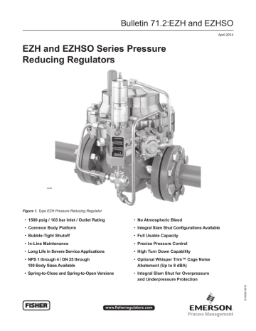 Emerson Ezh And Ezhso Series Pressure Reducing Regulators Data Sheet