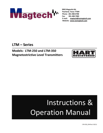 Emerson Transmitter 250 Operating Instructions | Manualzz