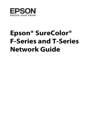 Epson F2000 Network Guide | Manualzz