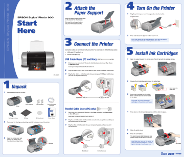 Epson STYLUS PHOTO 900 User's Manual | Manualzz