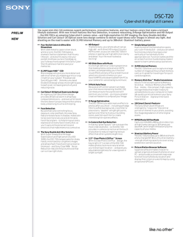 FOCUS Enhancements DSC-T20 User's manual FOCUS Enhancements DSC-T20 User's manual