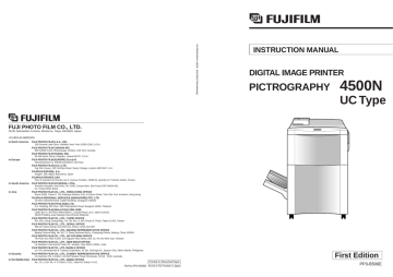 Fujifilm 4500N Instruction manual | Manualzz