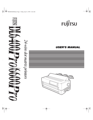 Fujitsu DL6400 User's Manual | Manualzz