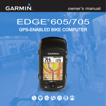 Garmin Edge 605 Owner's Manual | Manualzz Garmin Edge 605 Owner's Manual | Manualzz