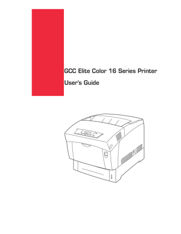 GCC Printers 16 User's Guide | Manualzz