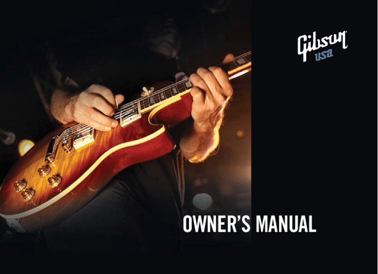 Gibson Guitars Gibson Electric Guitar 1550-07 GUS User manual Gibson Guitars Gibson Electric Guitar 1550-07 GUS User manual