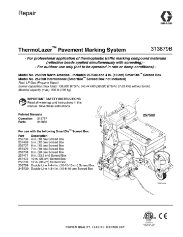 Graco 313879B User's Manual | Manualzz Graco 313879B User's Manual | Manualzz