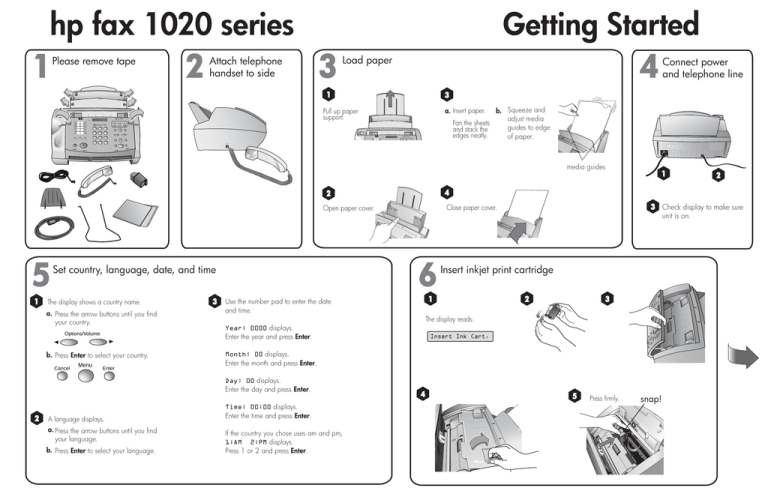 HP 1020xi Fax Installation guide HP 1020xi Fax Installation guide
