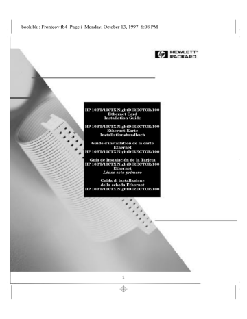 HP 10BT NightDIRECTOR/100 User's manual HP 10BT NightDIRECTOR/100 User's manual