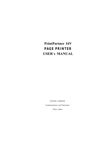 HP 16V User's manual HP 16V User's manual