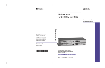 HP 212M User's manual HP 212M User's manual