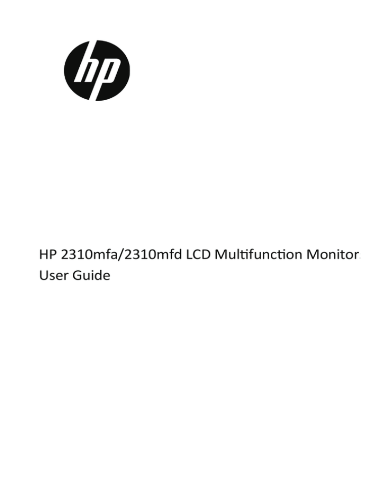 HP 2310mfd User manual HP 2310mfd User manual
