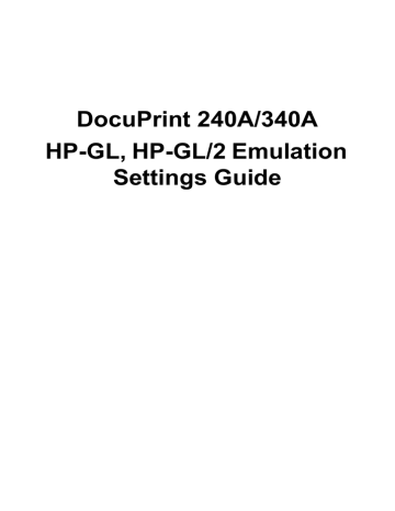 HP 240A User's manual HP 240A User's manual