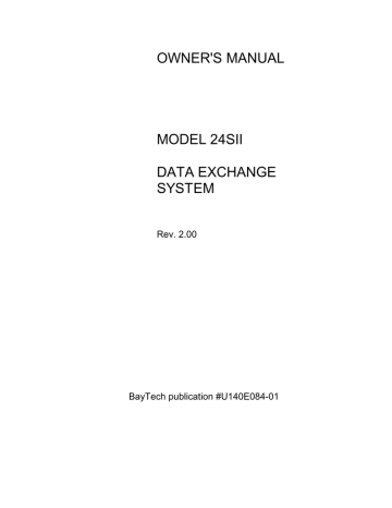 HP 24SII User's manual HP 24SII User's manual
